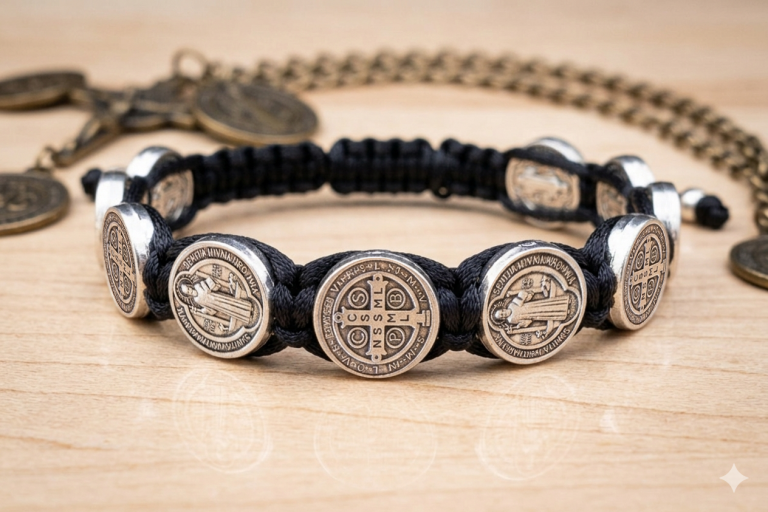 pulsera san Benito negra